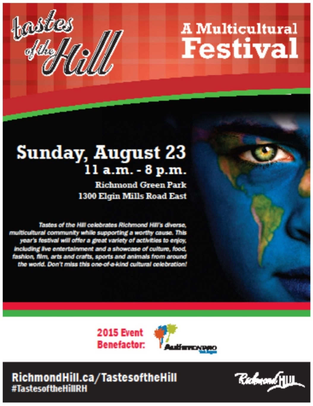 Taste of the Hill 2015 flyer